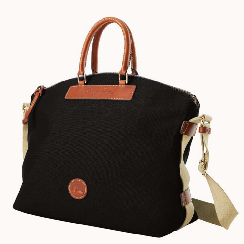 Black and Tan Women's Tote Bag by